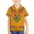 Haiti Flag Traditional Dashiki Family Matching Short Sleeve Bodycon Dress and Hawaiian Shirt Yellow Color - Polynesian Pride