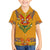 Haiti Flag Traditional Dashiki Family Matching Tank Maxi Dress and Hawaiian Shirt Yellow Color - Polynesian Pride