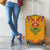 Haiti Flag Traditional Dashiki Luggage Cover Yellow Color - Polynesian Pride