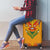 Haiti Flag Traditional Dashiki Luggage Cover Yellow Color - Polynesian Pride