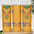 Haiti Flag Traditional Dashiki Skinny Tumbler Yellow Color - Polynesian Pride