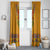 Haiti Flag Traditional Dashiki Window Curtain Yellow Color - Polynesian Pride