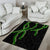 Hawaii Maile Lei Area Rug Aloha Black Color