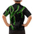 Hawaii Maile Lei Family Matching Mermaid Dress and Hawaiian Shirt Aloha Black Color