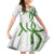 Hawaii Maile Lei Family Matching Tank Maxi Dress and Hawaiian Shirt Aloha White Color