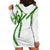 Hawaii Maile Lei Hoodie Dress Aloha White Color