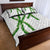 Hawaii Maile Lei Quilt Bed Set Aloha White Color