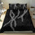 Hawaii Maile Lei Bedding Set Aloha Grayscale Color