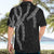 Hawaii Maile Lei Hawaiian Shirt Aloha Grayscale Color