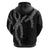 Hawaii Maile Lei Hoodie Aloha Grayscale Color