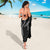 Hawaii Maile Lei Sarong Aloha Grayscale Color