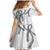 Hawaii Maile Lei Family Matching Mermaid Dress and Hawaiian Shirt Aloha The Grey Color