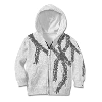 Hawaii Maile Lei Kid Hoodie Aloha The Grey Color