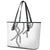 Hawaii Maile Lei Leather Tote Bag Aloha The Grey Color