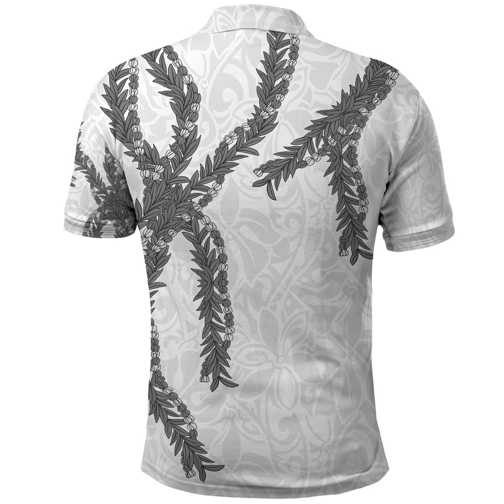 Hawaii Maile Lei Polo Shirt Aloha The Grey Color LT03 - Polynesian Pride
