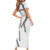Hawaii Maile Lei Short Sleeve Bodycon Dress Aloha The Grey Color