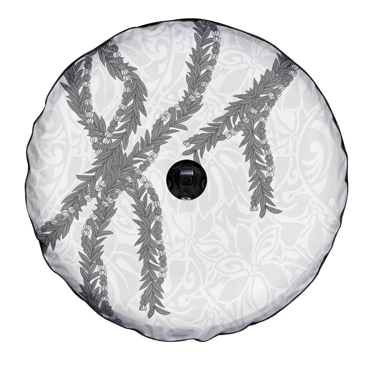 Hawaii Maile Lei Spare Tire Cover Aloha The Grey Color