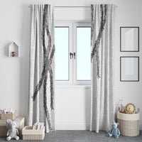 Hawaii Maile Lei Window Curtain Aloha The Grey Color