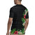 Hawaii Tropical Flowers and Leaves Rugby Jersey Tapa Pattern Colorful Mode