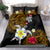 Hawaii Turtle and Tropical Flower Bedding Set Polynesian Pattern