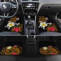 Hawaii Turtle and Tropical Flower Car Mats Polynesian Pattern