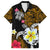 Hawaii Turtle and Tropical Flower Hawaiian Shirt Polynesian Pattern