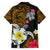 Hawaii Turtle and Tropical Flower Hawaiian Shirt Polynesian Pattern