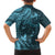 Hawaiian Manta Ray and Polynesian Tribal Tattoo Hawaiian Shirt Turquoise Color LT03