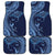 Hawaiian Manta Ray and Polynesian Tribal Tattoo Car Mats Dark Navy Color LT03