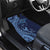 Hawaiian Manta Ray and Polynesian Tribal Tattoo Car Mats Dark Navy Color LT03