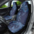 Hawaiian Manta Ray and Polynesian Tribal Tattoo Car Seat Cover Dark Navy Color LT03