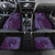 Hawaiian Manta Ray and Polynesian Tribal Tattoo Car Mats Purple Color LT03