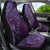 Hawaiian Manta Ray and Polynesian Tribal Tattoo Car Seat Cover Purple Color LT03