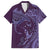 Hawaiian Manta Ray and Polynesian Tribal Tattoo Hawaiian Shirt Purple Color LT03