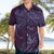 Hawaiian Manta Ray and Polynesian Tribal Tattoo Hawaiian Shirt Purple Color LT03