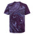 Hawaiian Manta Ray and Polynesian Tribal Tattoo Rugby Jersey Purple Color LT03