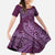 Hawaiian Manta Ray and Polynesian Tribal Tattoo Family Matching Mermaid Dress and Hawaiian Shirt Pink Color LT03