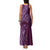 Hawaiian Manta Ray and Polynesian Tribal Tattoo Family Matching Tank Maxi Dress and Hawaiian Shirt Pink Color LT03