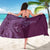 Hawaiian Manta Ray and Polynesian Tribal Tattoo Sarong Pink Color LT03