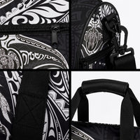 Hawaiian Manta Ray and Polynesian Tribal Tattoo Duffle Bag