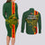 Papua New Guinea Oro Province Couples Matching Long Sleeve Bodycon Dress and Long Sleeve Button Shirts PNG Birds Of Paradise Polynesian Arty Style LT03 - Polynesian Pride