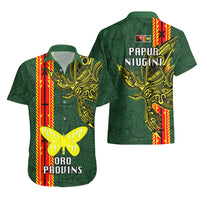 Papua New Guinea Oro Province Hawaiian Shirt PNG Birds Of Paradise Polynesian Arty Style LT03 - Polynesian Pride