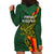 Papua New Guinea Oro Province Hoodie Dress PNG Birds Of Paradise Polynesian Arty Style LT03 - Polynesian Pride