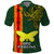 Papua New Guinea Oro Province Polo Shirt PNG Birds Of Paradise Polynesian Arty Style LT03 Green - Polynesian Pride