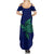 Papua New Guinea Bougainville Summer Maxi Dress PNG Birds Of Paradise Polynesian Arty Style LT03 - Polynesian Pride