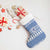 Scottish Christmas Christmas Stocking Scotland Thistle and Celtic Knot White-Blue Color - Polynesian Pride