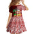 Hawaii Mele Kalikimaka Family Matching Long Sleeve Bodycon Dress and Hawaiian Shirt Santa Claus and Hula Girl Tropical Folwer with Hawaiian Pattern LT03 - Polynesian Pride