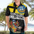 New Zealand Wellington Hawaiian Shirt The Capital's Emblems Flag and Koru Art