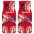 Personalised Samoa Coat Of Arms Car Mats Tropical Flower Red Polynesian Pattern LT03 Red - Polynesian Pride