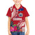 Personalised Samoa Coat Of Arms Family Matching Puletasi Dress and Hawaiian Shirt Tropical Flower Red Polynesian Pattern LT03 Son's Shirt Red - Polynesian Pride
